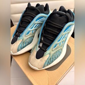Yeezy Blue and Black Women's Shoes
